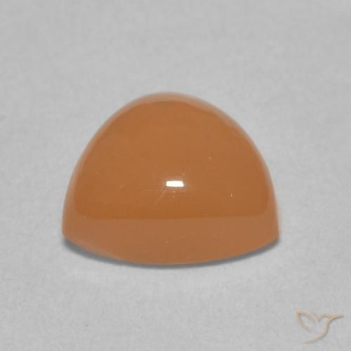 Piedra de Luna Naranja cantaloupe natural de 1.90 ct, Trillón, Translúcido