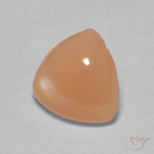 Piedra de Luna Medium Light-Orange natural de 1.48 ct, Trillón, Translúcido