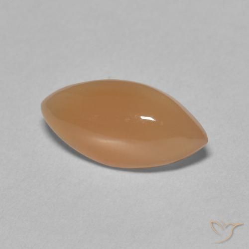 Piedra de Luna Medium Light-Orange natural de 2.79 ct, Marquesa, Translúcido