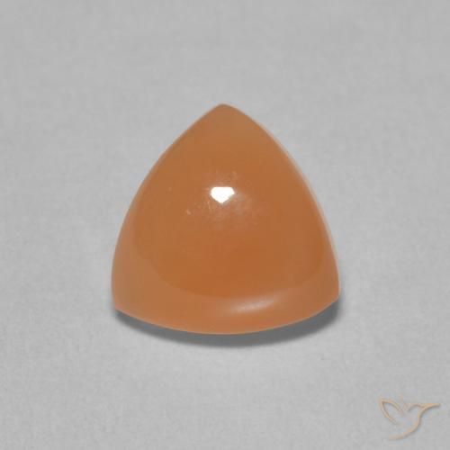 1.71ct Natural Naranja rojizo Piedra de Luna, Trillón, Translúcido