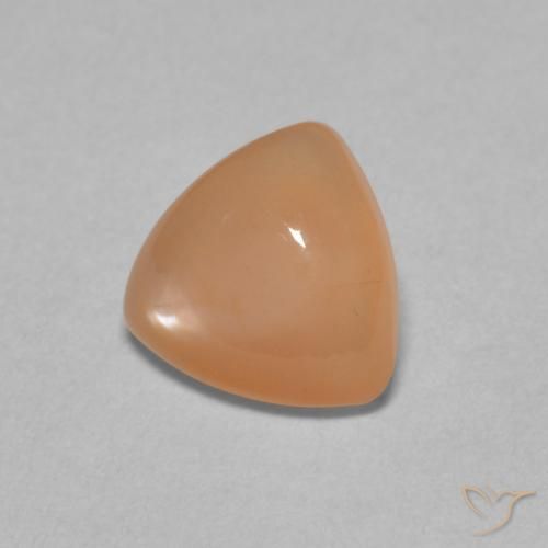 Piedra de Luna Naranja durazno natural de 1.50 ct, Trillón, Translúcido