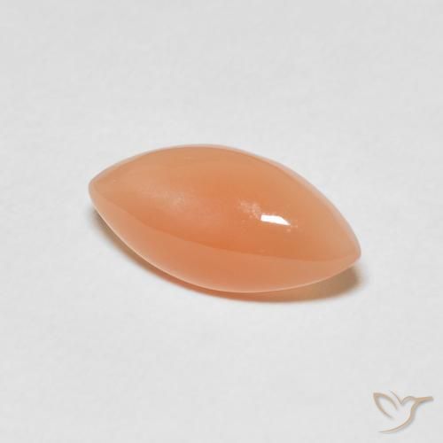 Piedra de Luna Naranja claro natural de 2.48 ct, Marquesa, Translúcido