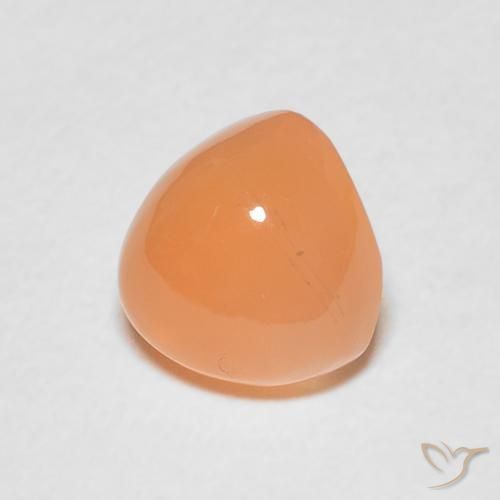 Piedra de Luna Medium Light-Orange natural de 1.85 ct, Trillón, Translúcido