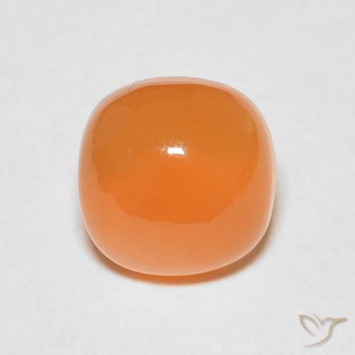 2.41ct Natural Naranja rojizo Piedra de Luna, Forma Cojín, Translúcido, Photo A