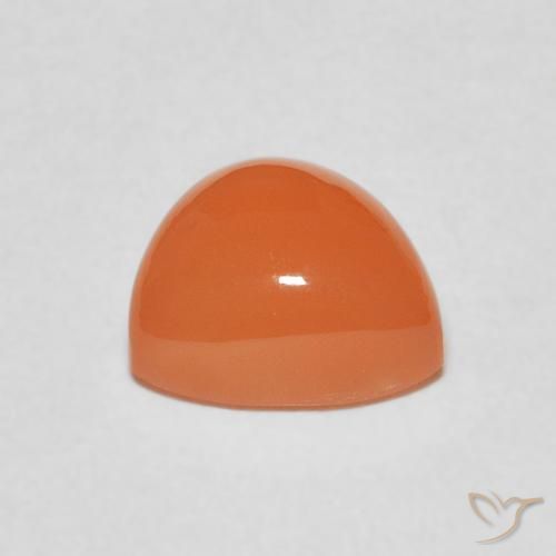 Piedra de Luna Naranja rojizo natural de 2.04 ct, Trillón, Translúcido