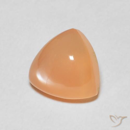 Piedra de Luna Naranja claro natural de 1.86 ct, Trillón, Translúcido
