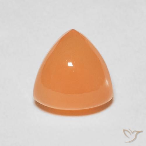 2.02ct Natural Naranja claro Piedra de Luna, Trillón, Translúcido