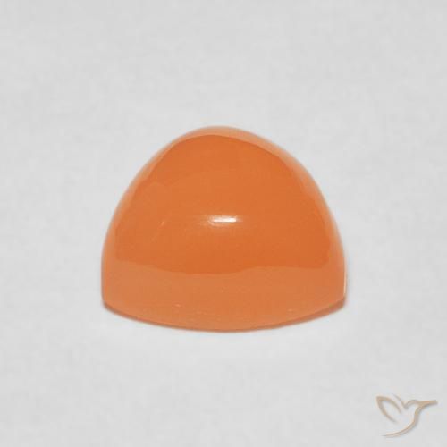 Piedra de Luna Naranja claro natural de 2.02 ct, Trillón, Translúcido