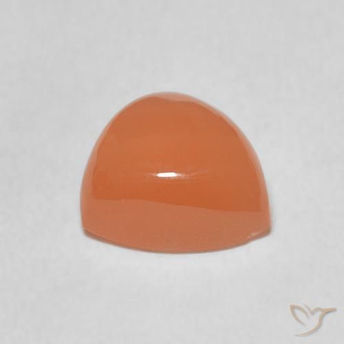 Piedra de Luna Naranja medio natural de 1.98 ct, Trillón, Translúcido