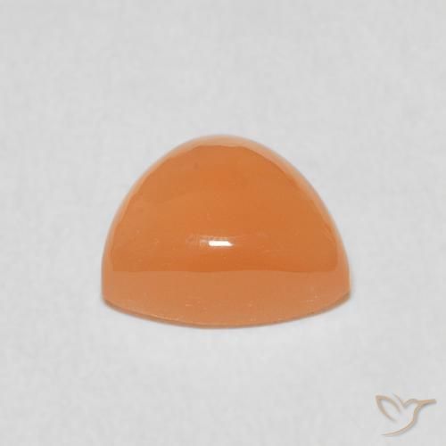 Piedra de Luna Naranja cantaloupe natural de 1.68 ct, Trillón, Translúcido