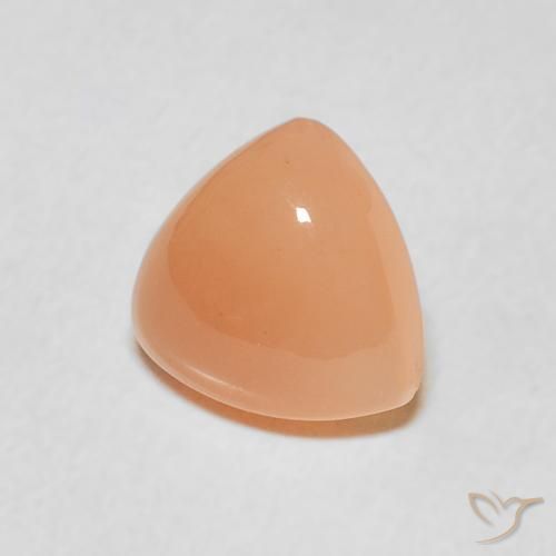Piedra de Luna Medium Light-Orange natural de 1.53 ct, Trillón, Translúcido