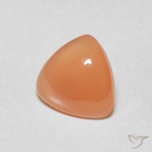 Piedra de Luna Naranja durazno natural de 1.14 ct, Trillón, Translúcido