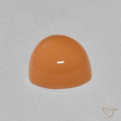 Piedra de Luna Naranja medio natural de 2.19 ct, Trillón, Translúcido