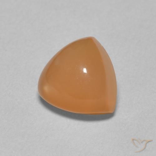 Piedra de Luna Naranja cantaloupe natural de 2.13 ct, Trillón, Translúcido