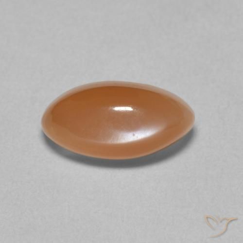 1.72ct Natural Naranja claro Piedra de Luna, Marquesa, Translúcido