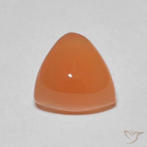 1.93ct Natural Naranja rojizo Piedra de Luna, Trillón, Translúcido