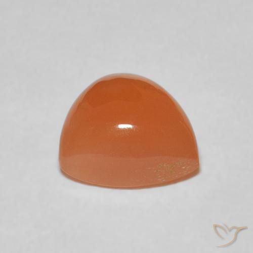 Piedra de Luna Naranja rojizo natural de 1.93 ct, Trillón, Translúcido