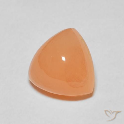 Piedra de Luna Naranja cantaloupe natural de 2.09 ct, Trillón, Translúcido