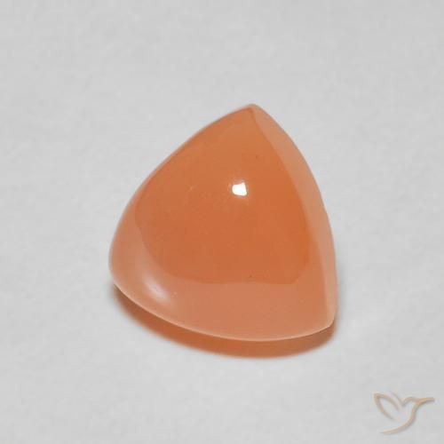 Piedra de Luna Naranja claro natural de 2.07 ct, Trillón, Translúcido