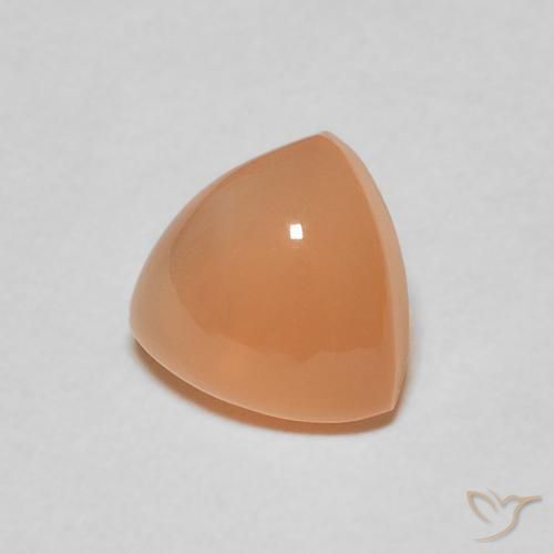 Piedra de Luna Naranja cantaloupe natural de 1.70 ct, Trillón, Translúcido