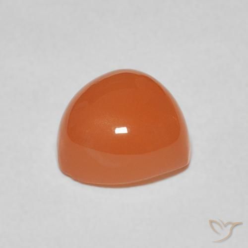 Piedra de Luna Naranja medio natural de 2.15 ct, Trillón, Translúcido