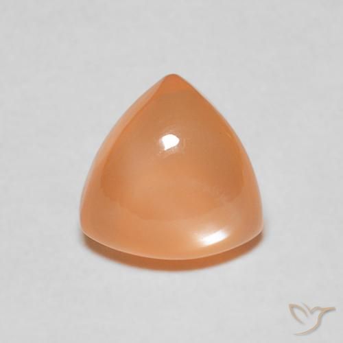 1.86ct Natural Medium Light-Orange Piedra de Luna, Trillón, Translúcido
