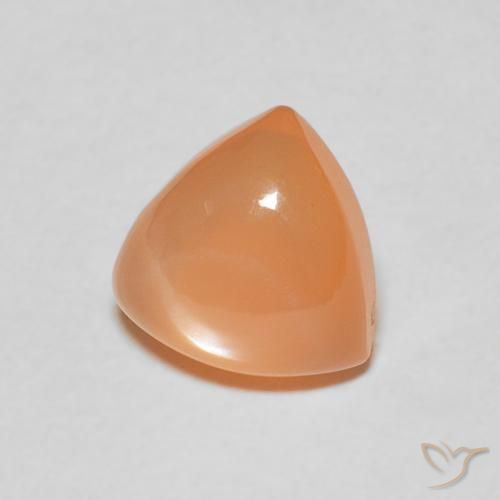 Piedra de Luna Medium Light-Orange natural de 1.86 ct, Trillón, Translúcido