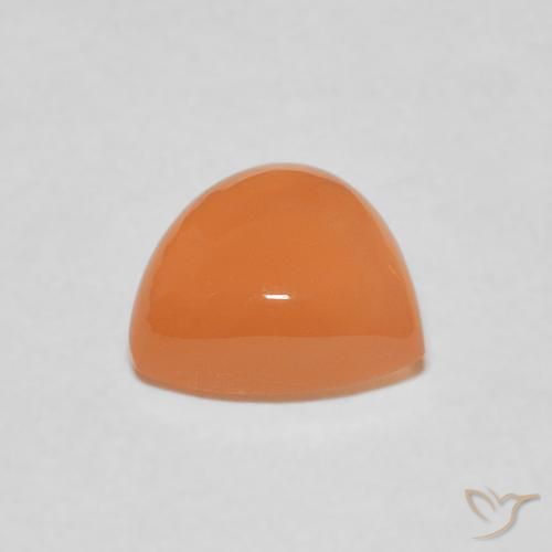 Piedra de Luna Medium Light-Orange natural de 1.86 ct, Trillón, Translúcido