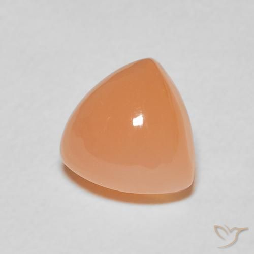 Piedra de Luna Medium Light-Orange natural de 2.21 ct, Trillón, Translúcido