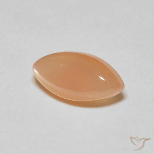 Piedra de Luna Medium Light-Orange natural de 1.21 ct, Marquesa, Translúcido