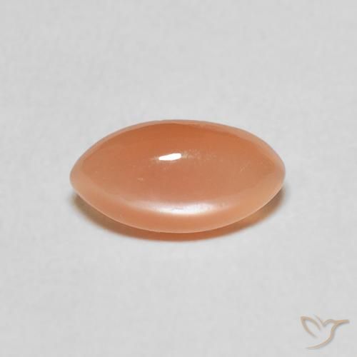1.11ct Natural Naranja cantaloupe Piedra de Luna, Marquesa, Translúcido