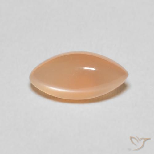 1.16ct Natural Naranja durazno Piedra de Luna, Marquesa, Translúcido, Photo A