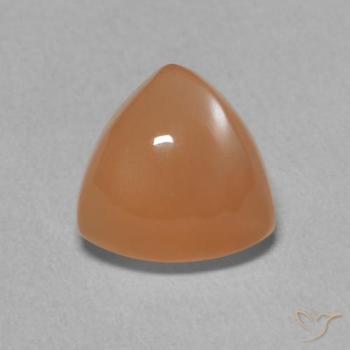 1.77ct Natural Naranja rojizo Piedra de Luna, Trillón, Translúcido
