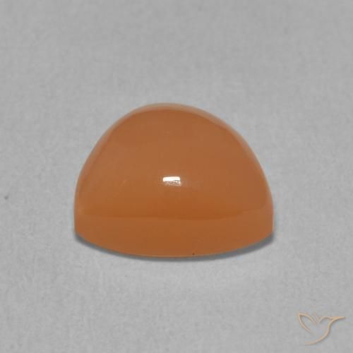 Piedra de Luna Naranja rojizo natural de 1.77 ct, Trillón, Translúcido