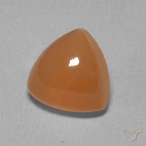 Piedra de Luna Naranja medio natural de 2.07 ct, Trillón, Translúcido