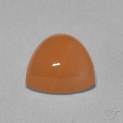 Piedra de Luna Naranja medio natural de 2.07 ct, Trillón, Translúcido