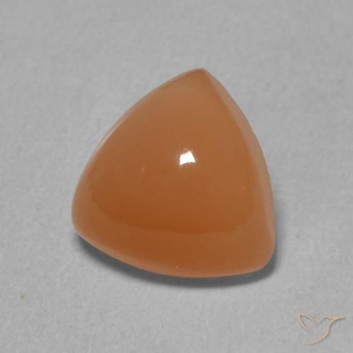 Piedra de Luna Naranja melocotón vívido natural de 1.91 ct, Trillón, Translúcido