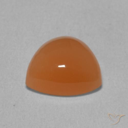 Piedra de Luna Naranja melocotón vívido natural de 1.91 ct, Trillón, Translúcido