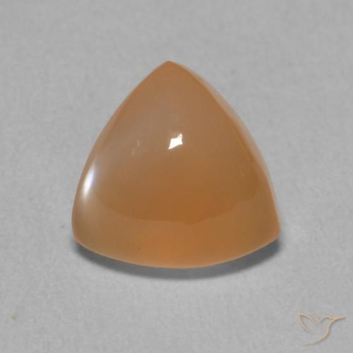1.81ct Natural Naranja medio Piedra de Luna, Trillón, Translúcido