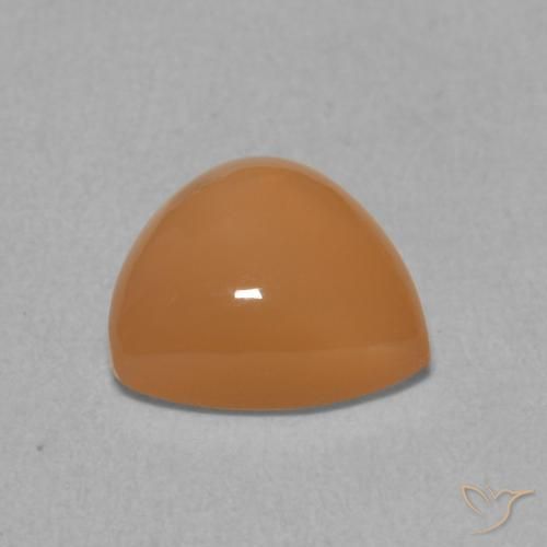 Piedra de Luna Naranja medio natural de 1.81 ct, Trillón, Translúcido