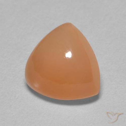 Piedra de Luna Naranja rojizo claro natural de 1.81 ct, Trillón, Translúcido