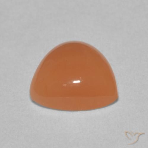 Piedra de Luna Naranja claro natural de 1.54 ct, Trillón, Translúcido
