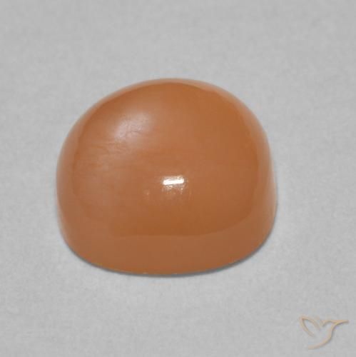 Piedra de Luna Naranja claro natural de 2.30 ct, Forma Cojín, Translúcido