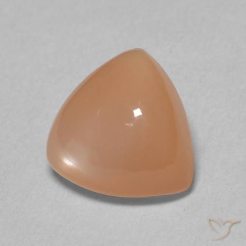 Piedra de Luna Naranja cantaloupe natural de 1.66 ct, Trillón, Translúcido