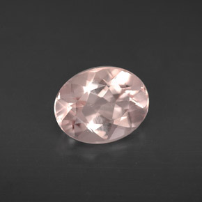 Morganita rosa natural de 1,52 ct, corte óvalo, VVS-VS