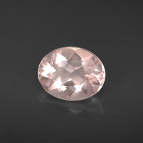 Morganita rosa natural de 1,52 ct, corte óvalo, VVS-VS
