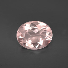Morganita rosa natural de 1,86 ct, corte óvalo, VS