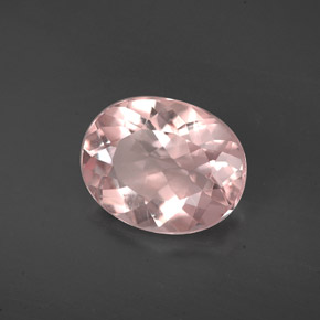 Morganita rosa natural de 1,86 ct, corte óvalo, VS