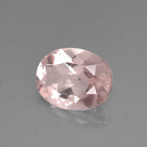 Morganita rosa natural de 1,47 ct, corte óvalo, VVS-VS