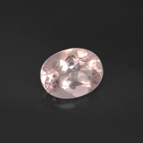 Morganita rosa natural de 1,58 ct, corte óvalo, VVS-VS